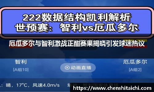 厄瓜多尔与智利激战正酣赛果揭晓引发球迷热议